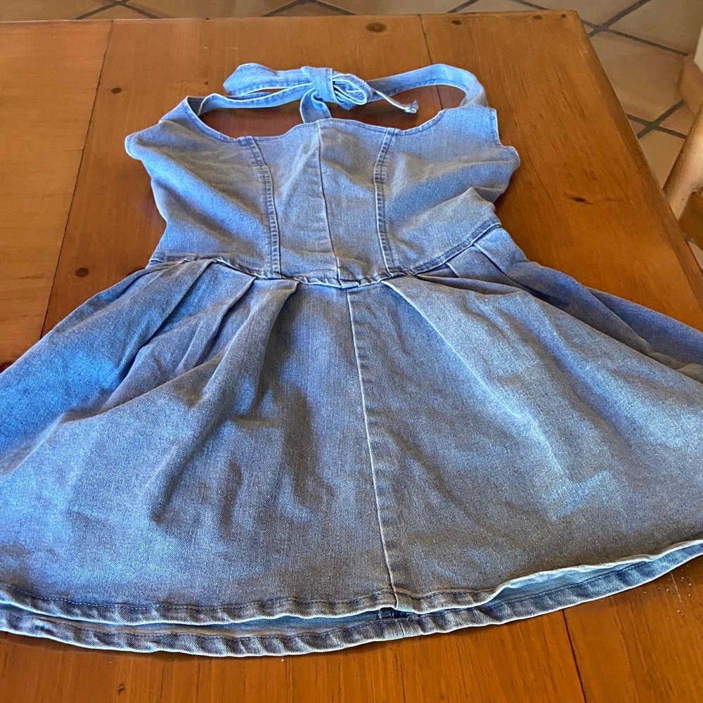 Blue Denim Kids Dress